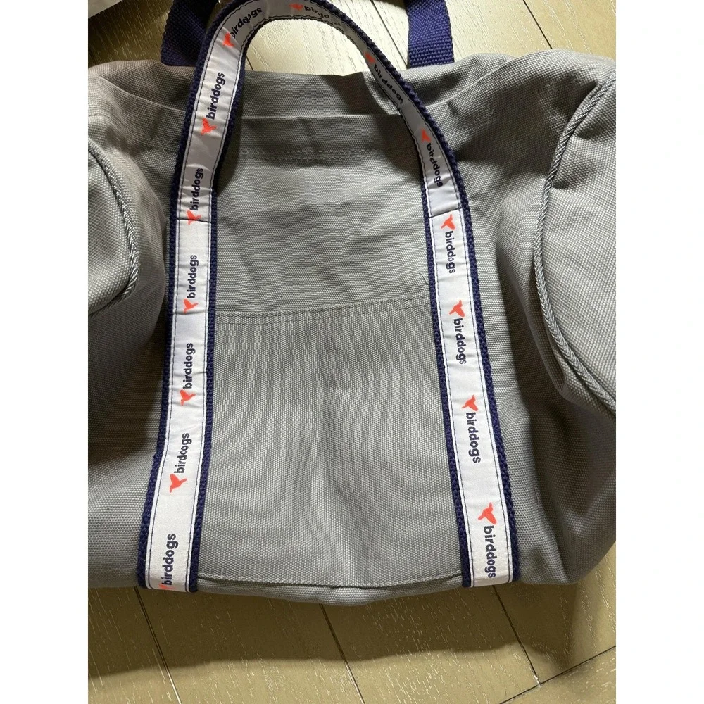 birddogs Duffel Bag‎ Gray Barrel Gym Travel Shoulder Weekender Carry On Branded